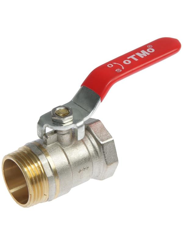 Кран шаровой OTMO, внутренняя/наружная резьба 1