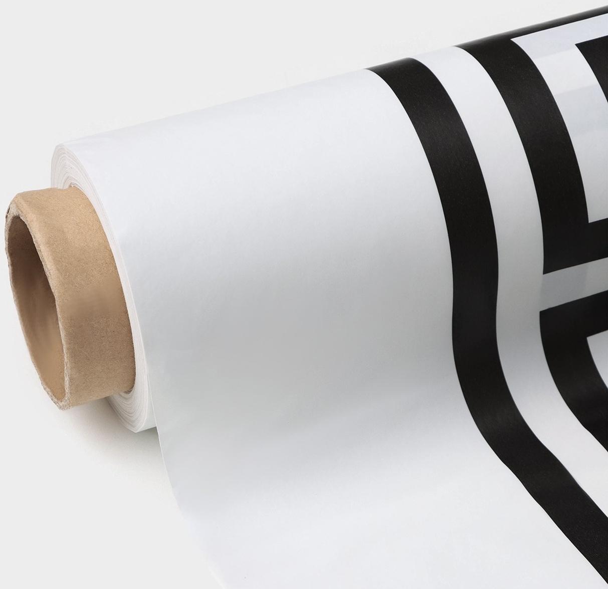 Клеёнка столовая на нетканой основе Доляна «Стэф», ширина 140 см, рулон 20 м, цвет белый