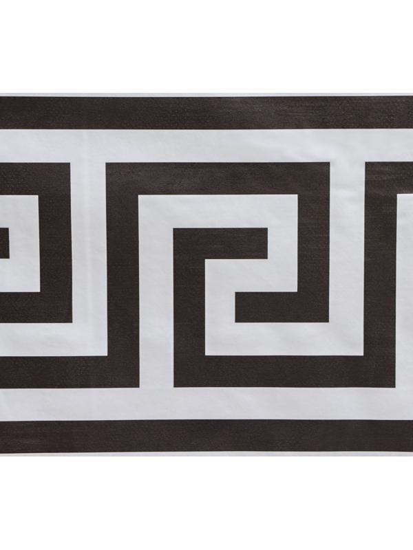 Клеёнка столовая на нетканой основе Доляна «Стэф», ширина 140 см, рулон 20 м, цвет белый