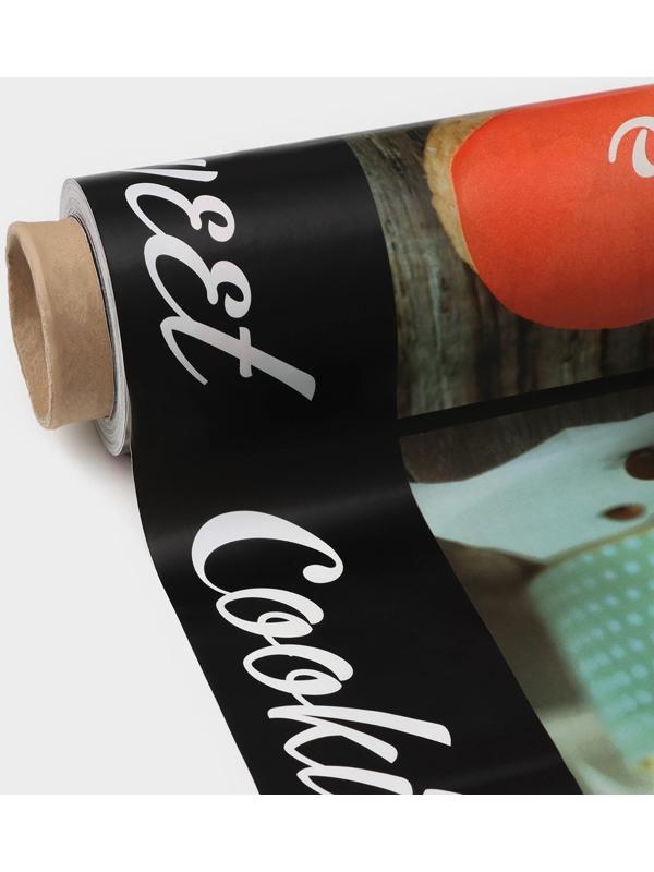 Клеёнка столовая на нетканой основе Доляна «Кофе», ширина 140 см, рулон 20 м