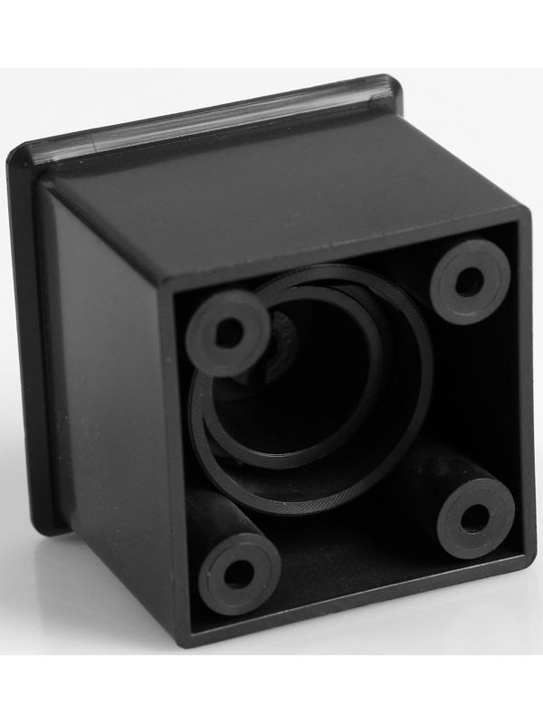 Квадратная опора 50х50, Черная