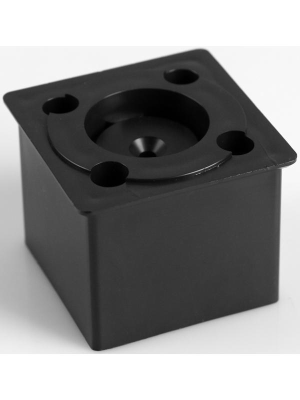 Квадратная опора 50х50, Черная