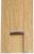 Порог с монтажным каналом 36мм 0,9м Идеал, Дуб светлый