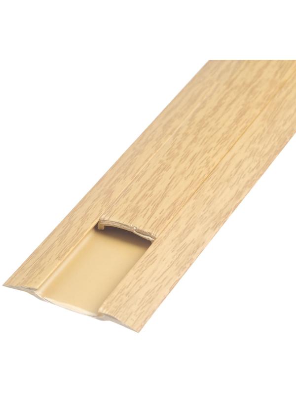 Порог с монтажным каналом 36мм 0,9м Идеал, Дуб светлый