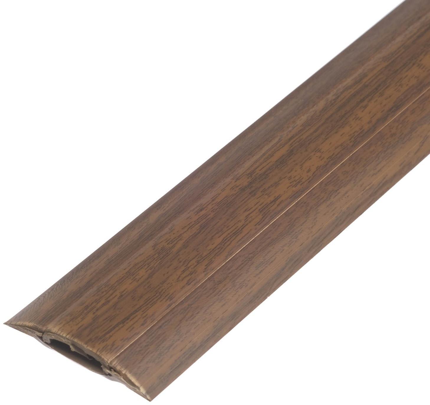 Порог с монтажным каналом 36мм 0,9м Идеал, Орех