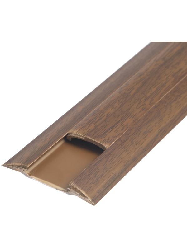 Порог с монтажным каналом 36мм 0,9м Идеал, Орех