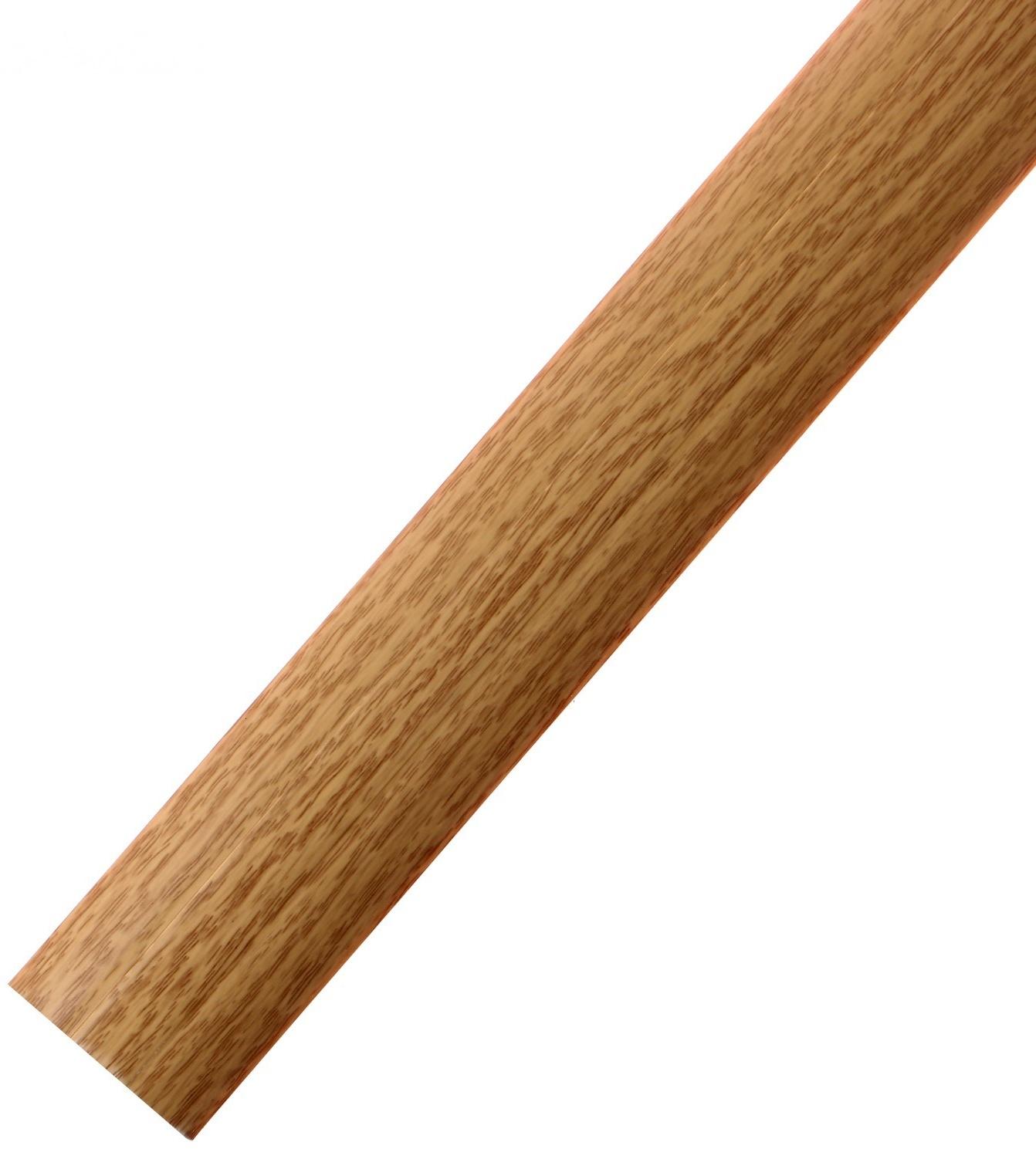 Порог с монтажным каналом 42мм 0,9м Идеал, Дуб светлый