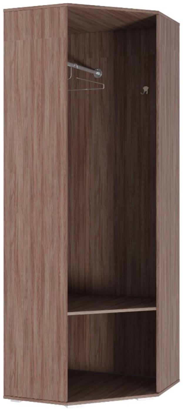 Шкаф угловой Ника, 701х701х2032х354, Ясень шимо светлый/Ясень шимо темный