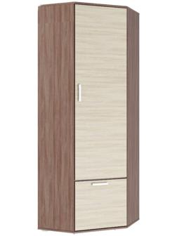 Шкаф угловой Ника, 701х701х2032х354, Ясень шимо светлый/Ясень шимо темный