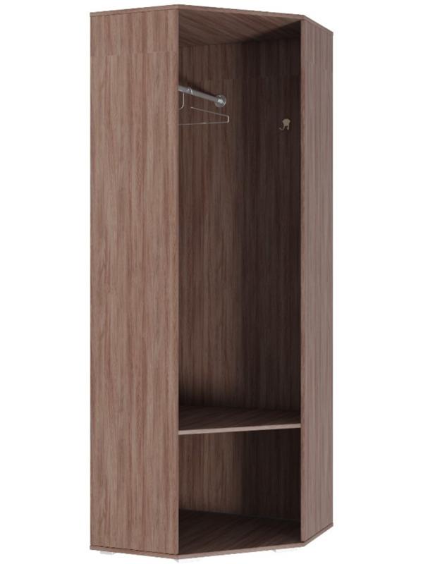 Шкаф угловой Ника, 701х701х2032х354, Ясень шимо светлый/Ясень шимо темный