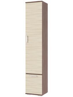 Шкаф бельевой Ника, 500х354х2032, Ясень шимо светлый/Ясень шимо темный