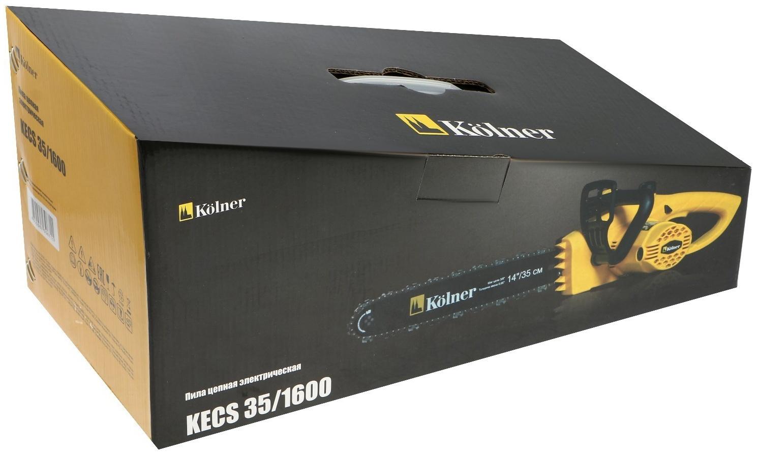 Пила цепная электрическая Kolner KECS 35/1600, 1600 Вт, 14