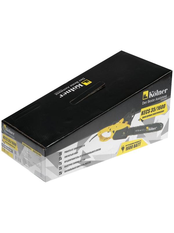 Пила цепная электрическая Kolner KECS 35/1600, 1600 Вт, 14