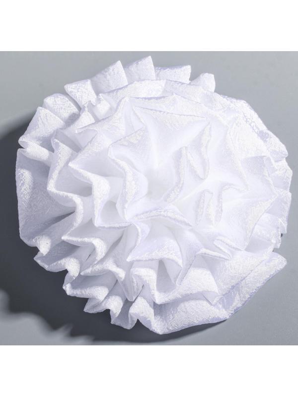 Бант для волос, ВИНКС, белый пышный, 11 см