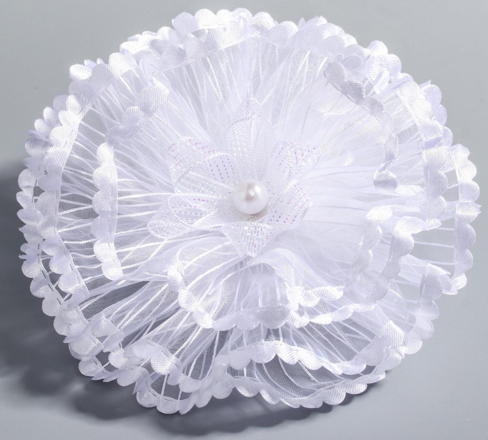 Бант для волос, ВИНКС, с розочкой и лентой, 7,5 см