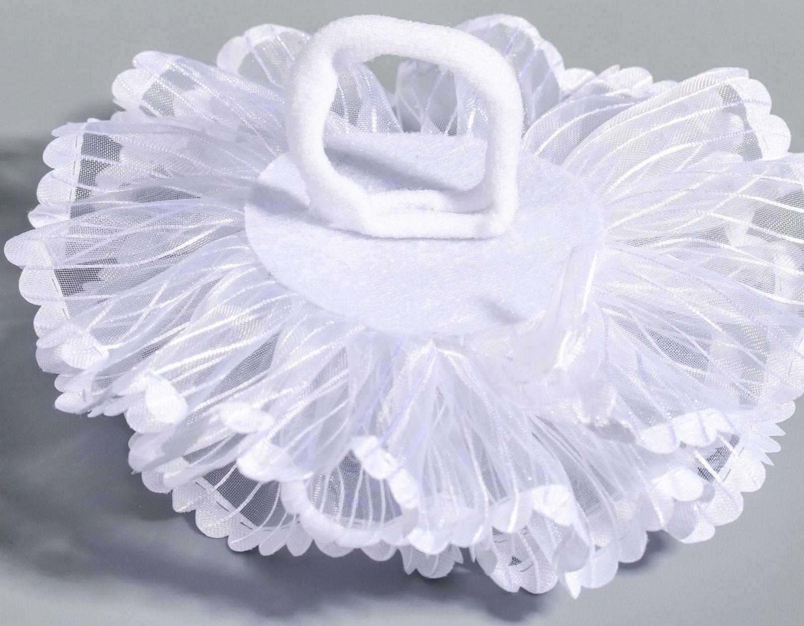 Бант для волос, ВИНКС, с розочкой и лентой, 7,5 см