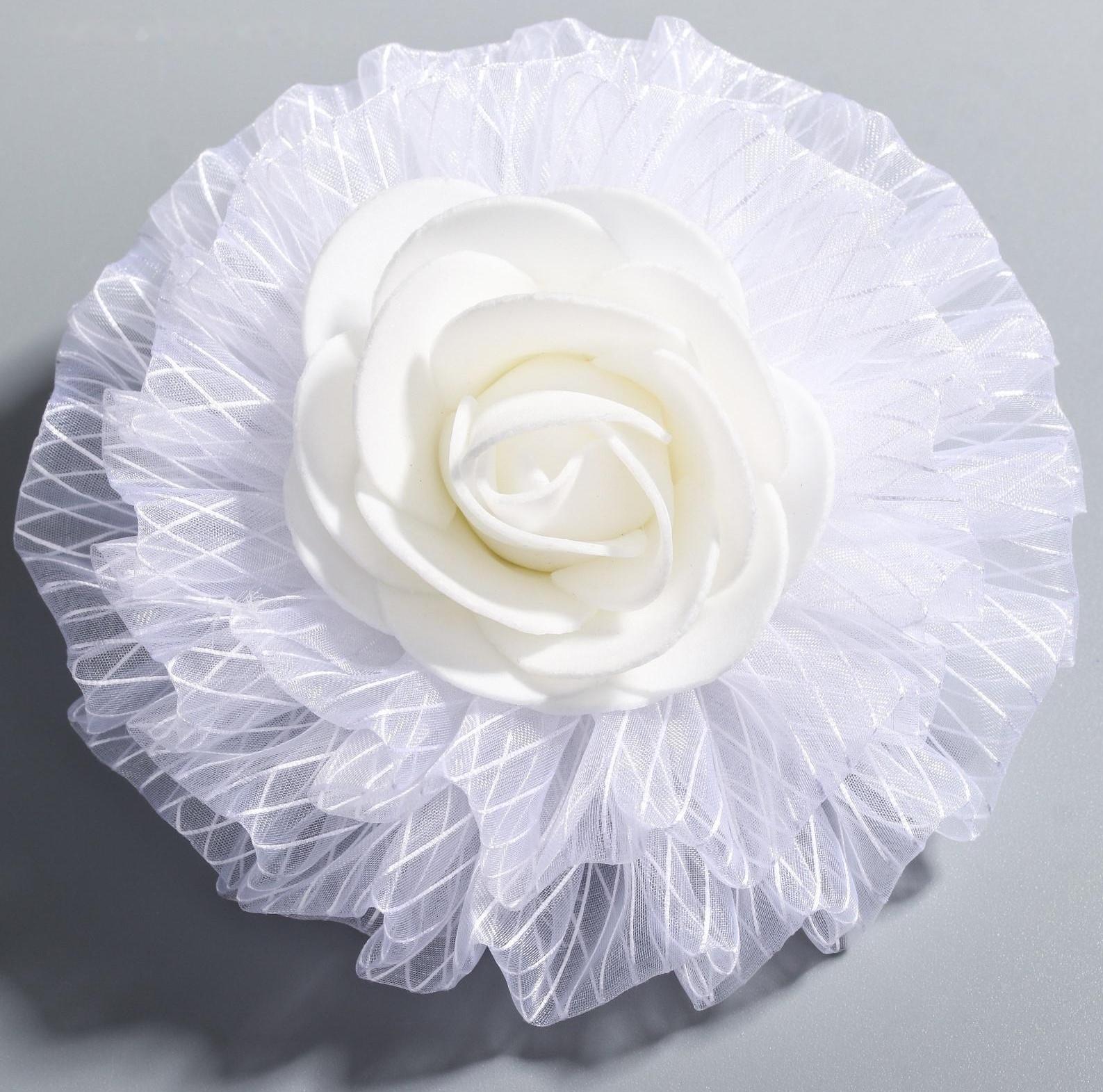 Бант-розочка для волос, ВИНКС, 7,5 см