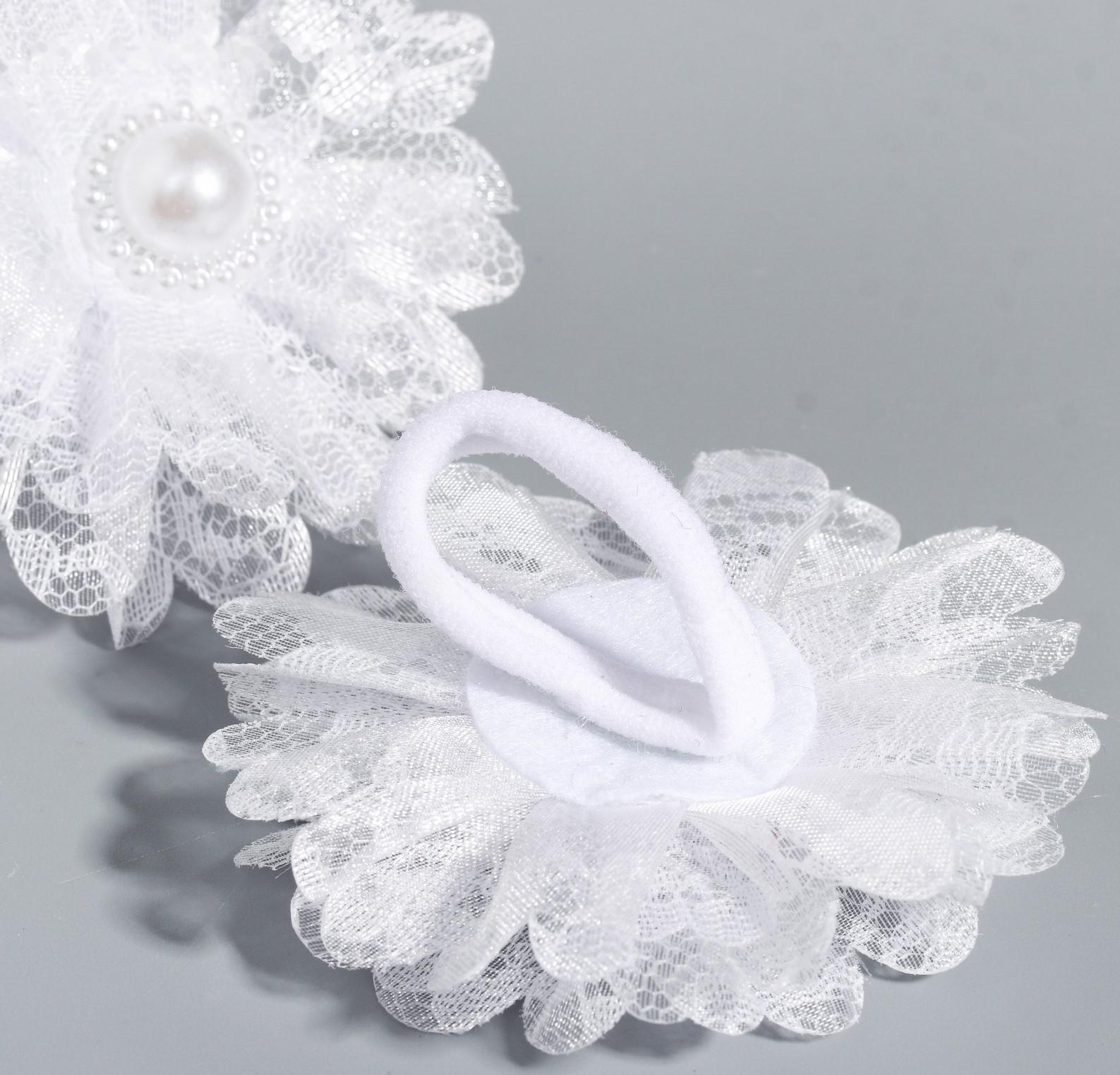 Набор бантов: гипюр, 2 шт., ВИНКС