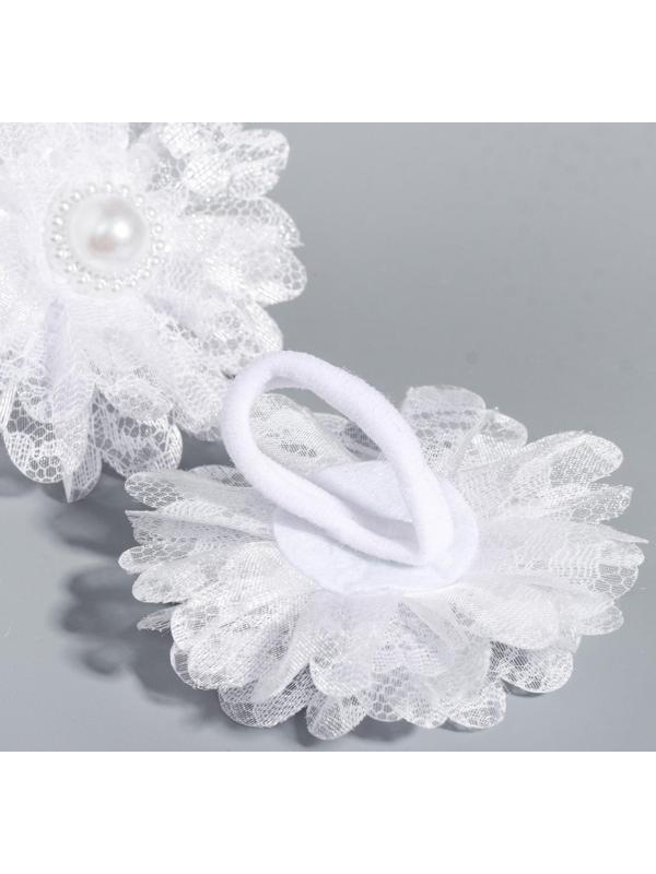 Набор бантов: гипюр, 2 шт., ВИНКС