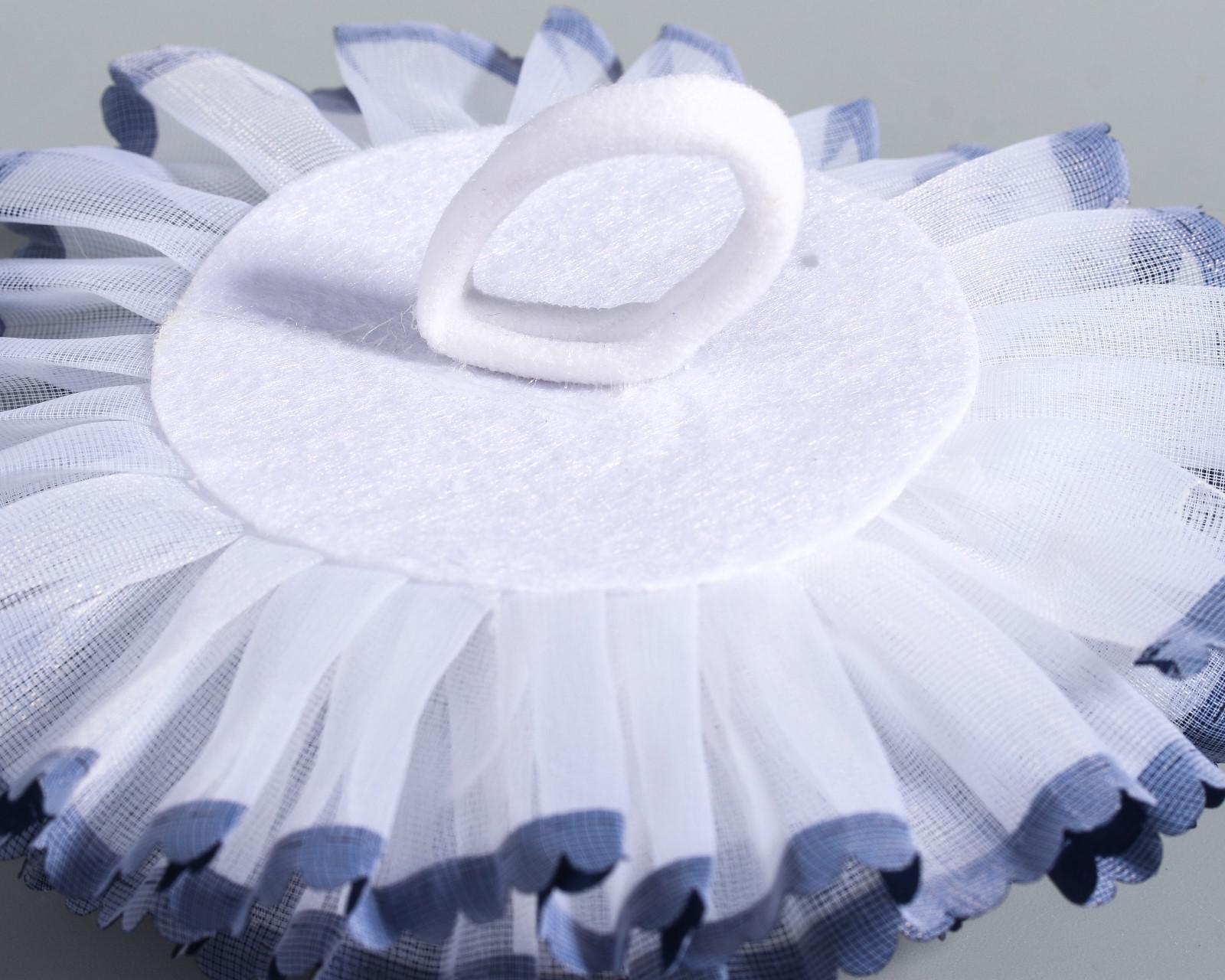 Бант пышный, ВИНКС, с синими лентами, 9 см