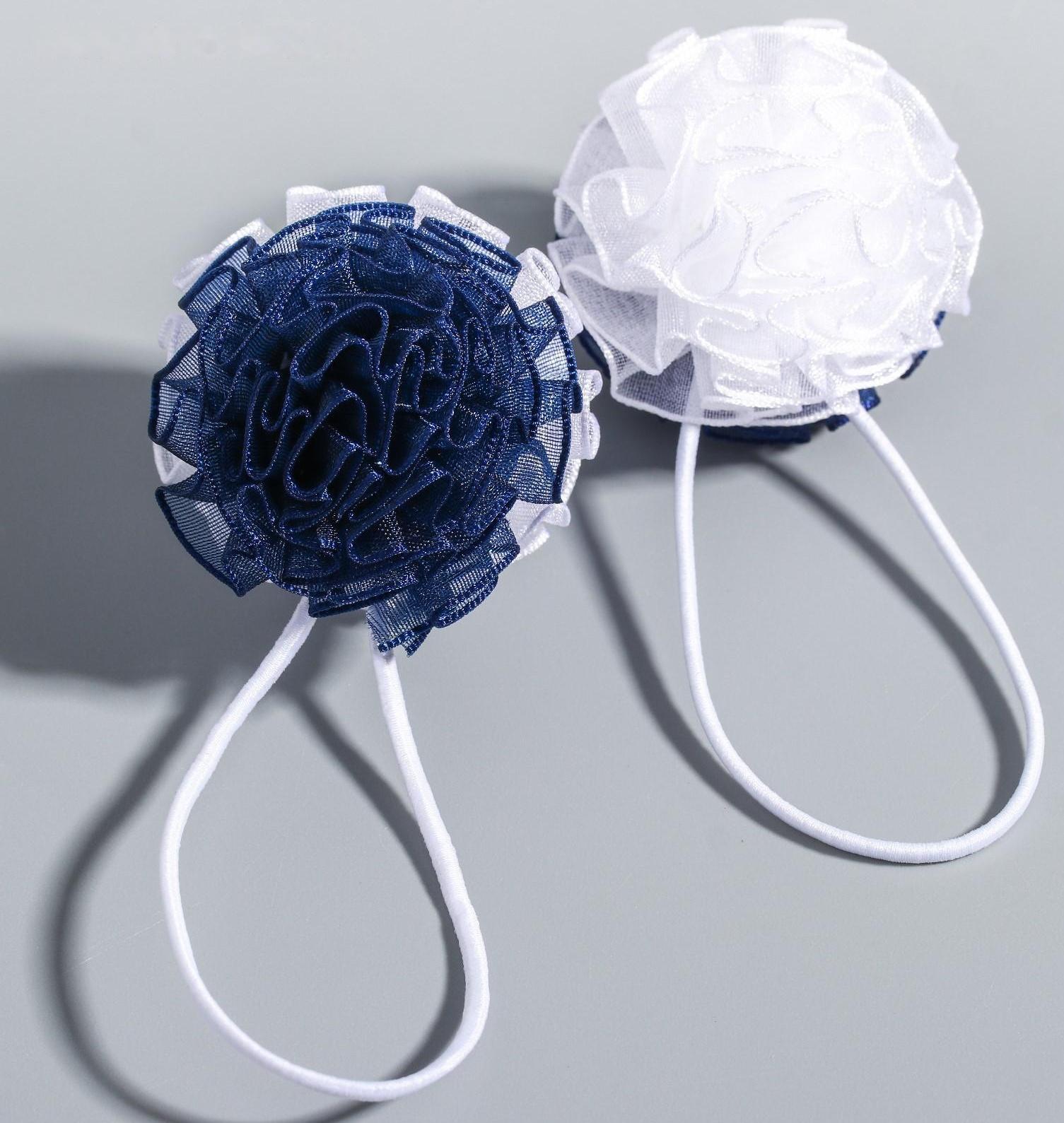 Набор 2 банта-резинки,  ВИНКС, с синими элементами, 4,5 см