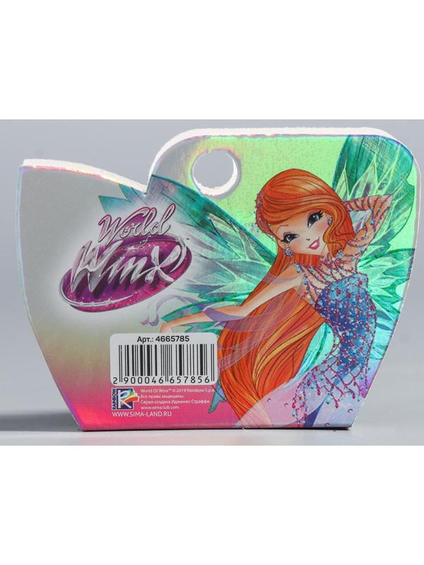 Набор 2 банта-резинки,  ВИНКС, с синими элементами, 4,5 см