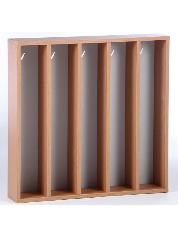 Полотенечница настенная (5-ти секционная), 700х130х690, ЛДСП, цвет бук