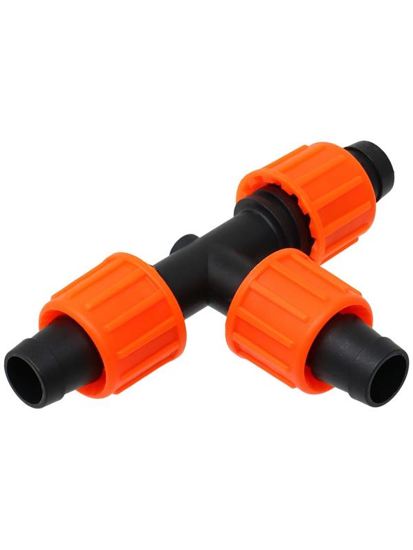 Фитинг тройник для капельной ленты