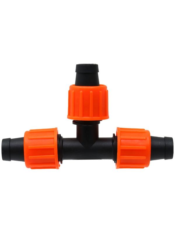 Фитинг тройник для капельной ленты