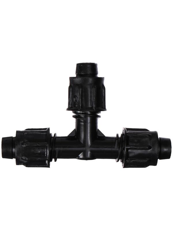 Фитинг тройник для капельной ленты