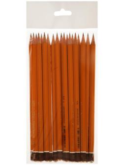 Набор карандашей чернографитных разной твердости 20 штук Koh-I-Noor 1500 НВ, F, B8-H10, пакет, европодвес