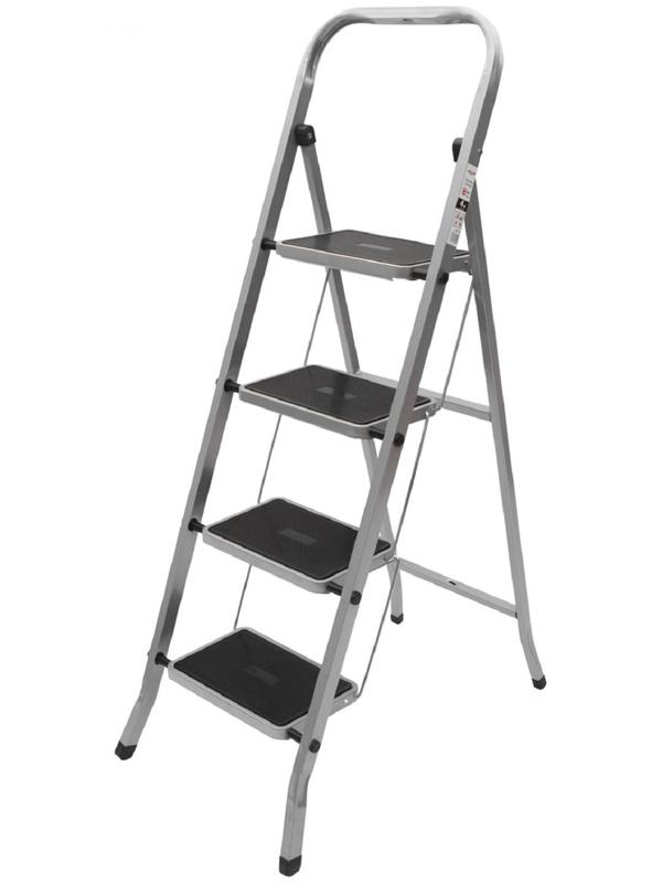 Стремянка PERILLA by Dogrular 605744, 4 широкие ступени, 20х30 см, 91 см, до 120 кг