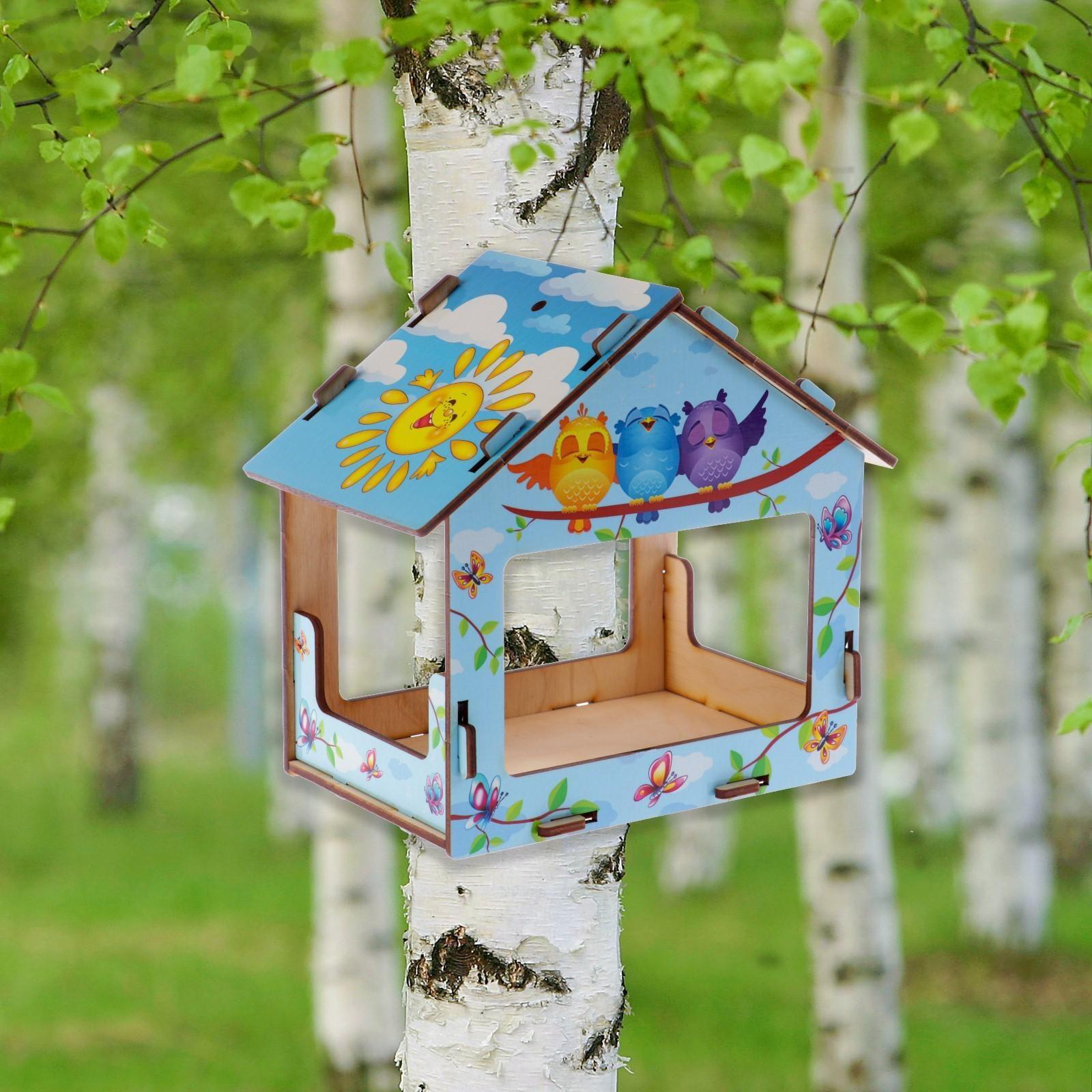 Кормушка деревянная 