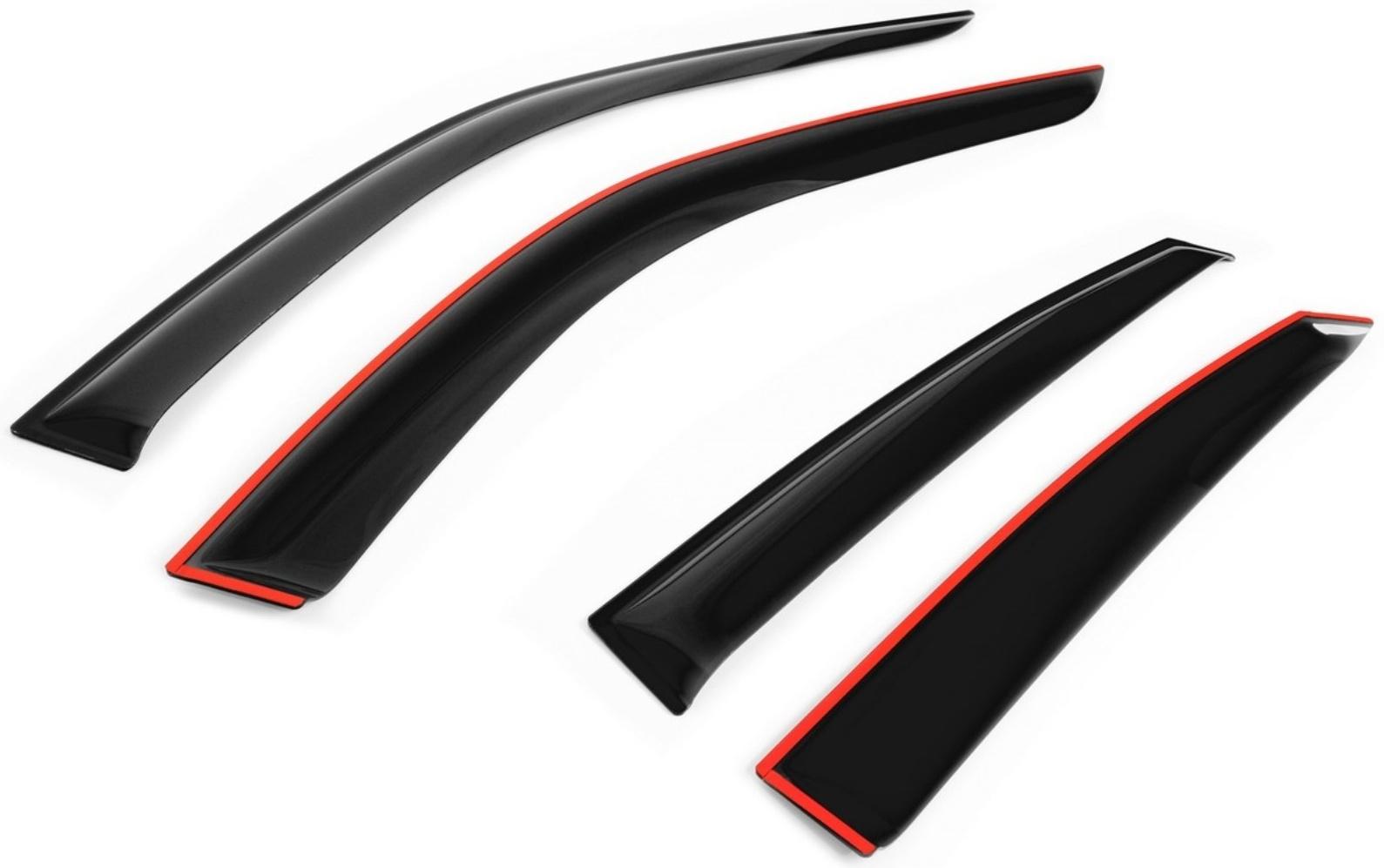 Дефлекторы окон, RIVAL, Lada Granta седан, хетчбек, лифтбек 2011-н.в., Lada Kalina седан, хетчбек 2004-2018, Datsun on-Do 2014-2020, 36001001