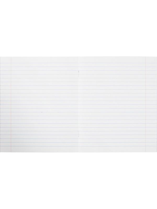 Тетрадь школьная А5 12л,линия,скрепка Однотонная. С уголком ТШ12К6607