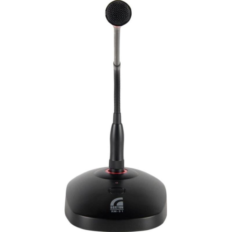 Микрофон Roxton RM-01 настольный с ветрозащитой и кабелем 5 метров