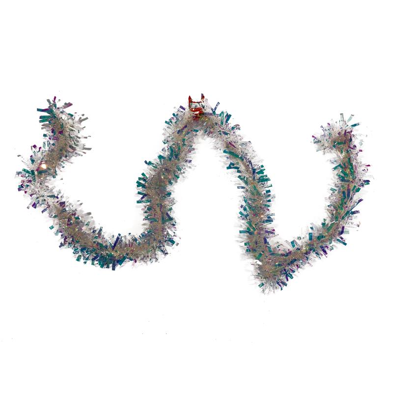 Мишура диаметр 9 см, 2 м, голубой SDMT-HT-052