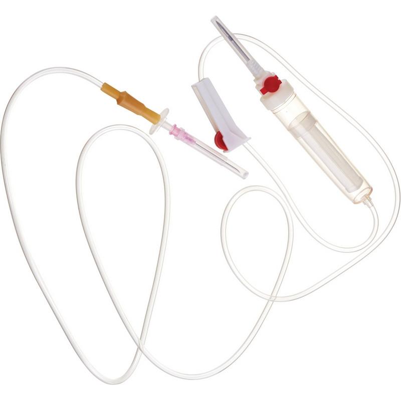 Система переливания крови одноразовая (пластик. игла) VM, 300 шт/уп