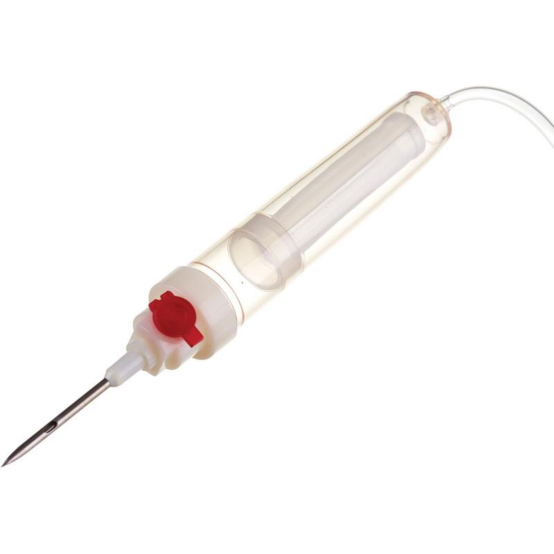 Система переливания крови одноразовая (пластик. игла) VM, 300 шт/уп