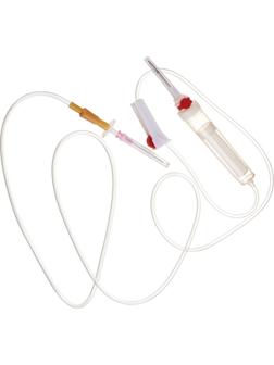 Система переливания крови одноразовая (пластик. игла) VM, 300 шт/уп