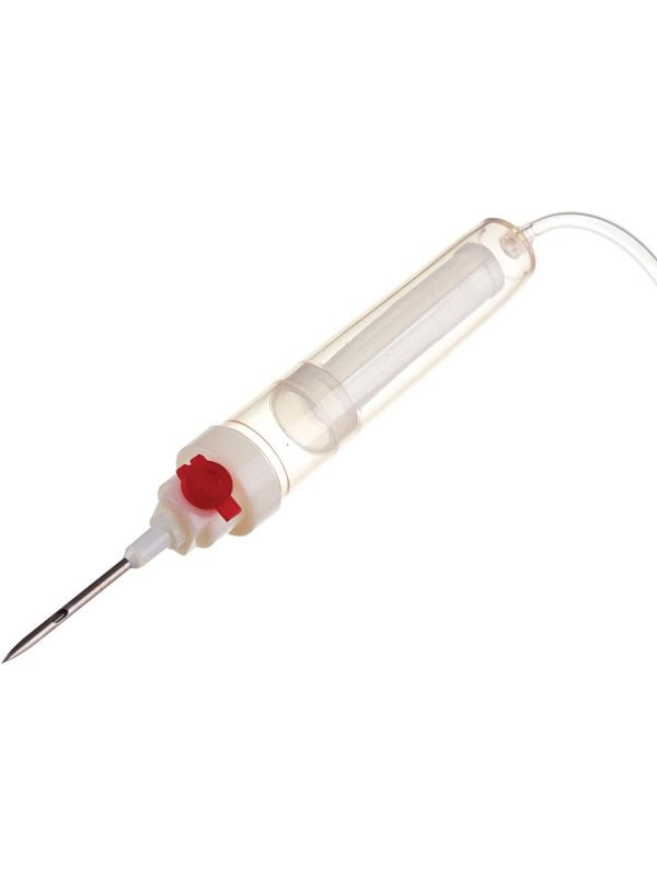 Система переливания крови одноразовая (пластик. игла) VM, 300 шт/уп