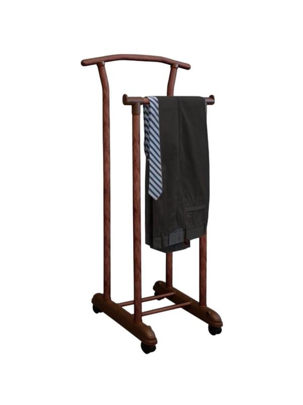 Вешалка EL_костюмная Sheffilton SHT-SUR5 мет.тем.орех/плас.корич.(935832)