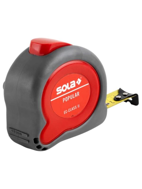 Рулетка Popular PP 3 м, 13 мм, II класс точности SOLA (50024201)