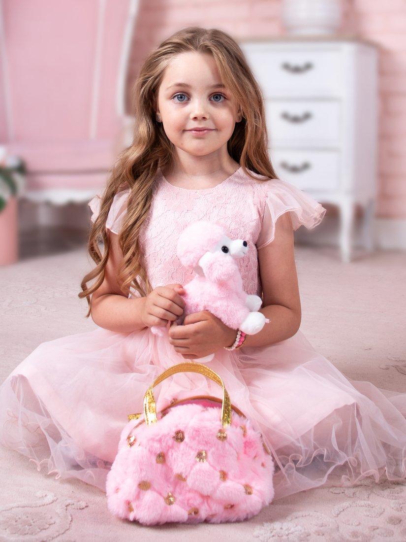 Пудель 18см в сумочке