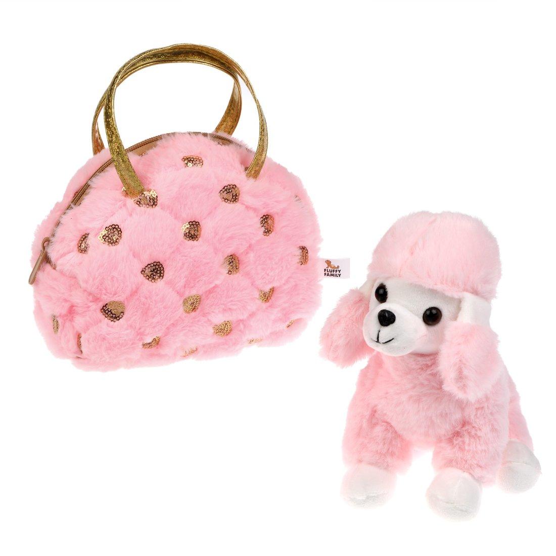 Пудель 18см в сумочке