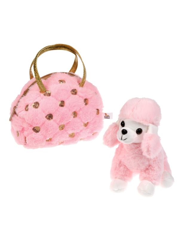 Пудель 18см в сумочке