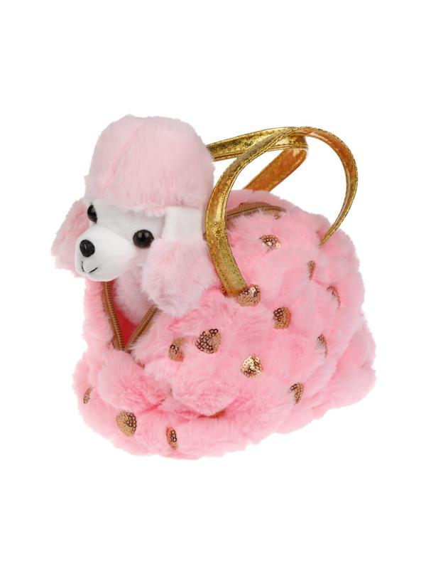 Пудель 18см в сумочке