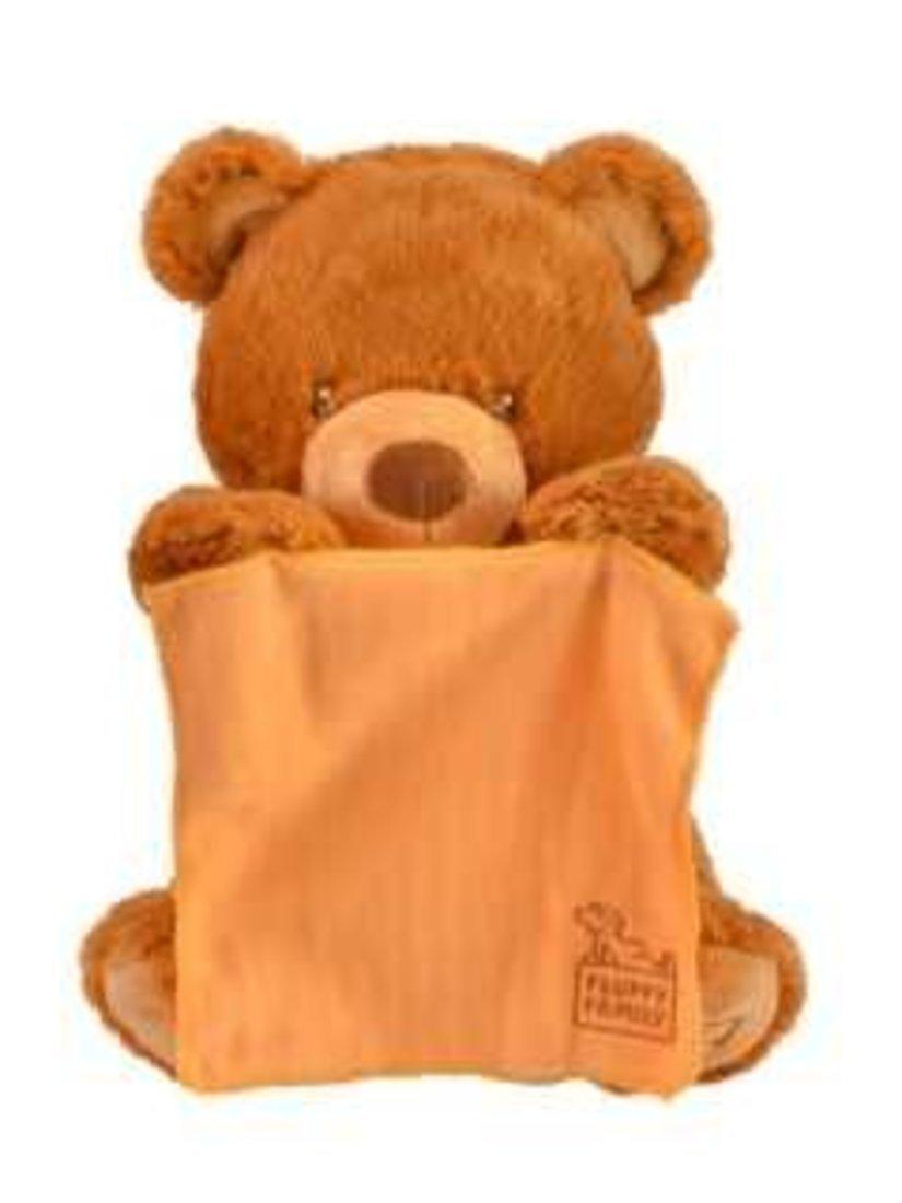 Мишка интерактивный Ку-ку 27см, бурый РАЗОБРАННЫЙ