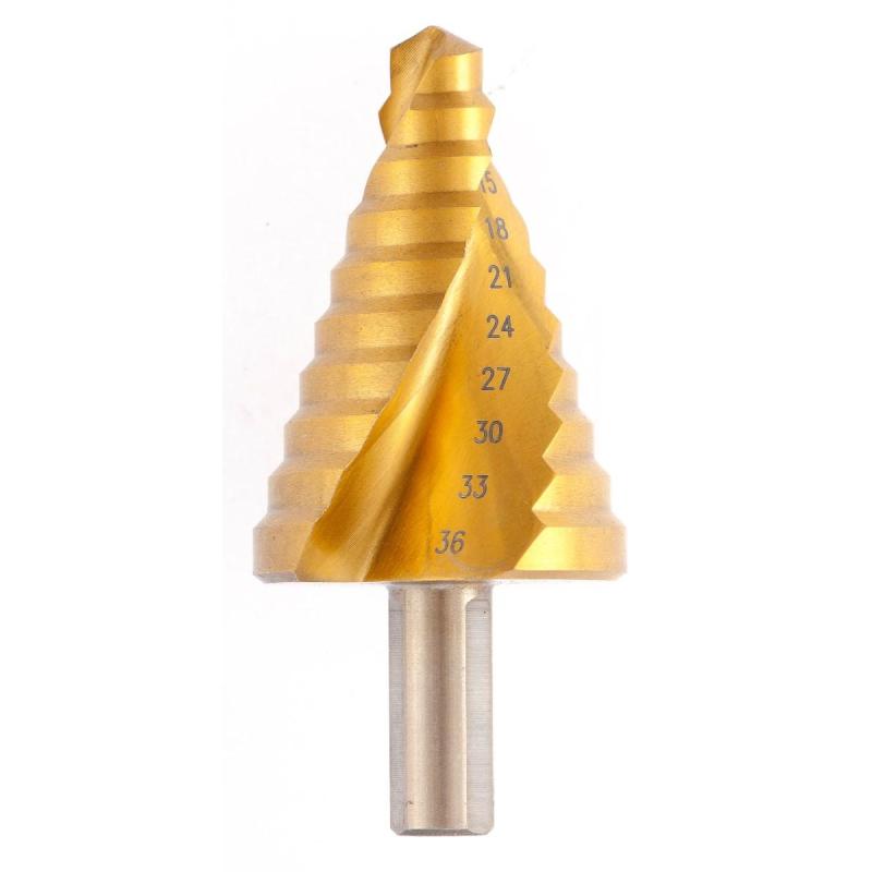 Сверло ступенчатое 9-36 мм HSS Matrix 72358