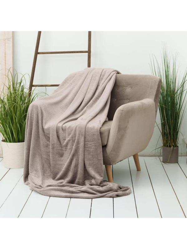 Плед микрофибра Nonna Inspiration 220х240 шоколадный